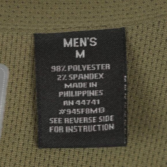 Alpine Design Dri-Logic Men's Medium Green 1/4 Zip Mid Weight Pullover Jacket - Picture 7 of 8